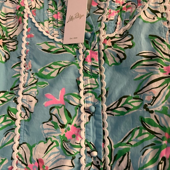 Lilly Pulitzer Arletta Dress in Multi Sun of a Bun print - Picture 6 of 6